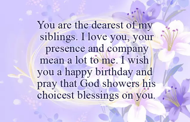 Sweet Birthday Wishes For A Sister