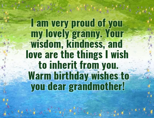 Wishes For Grandmother