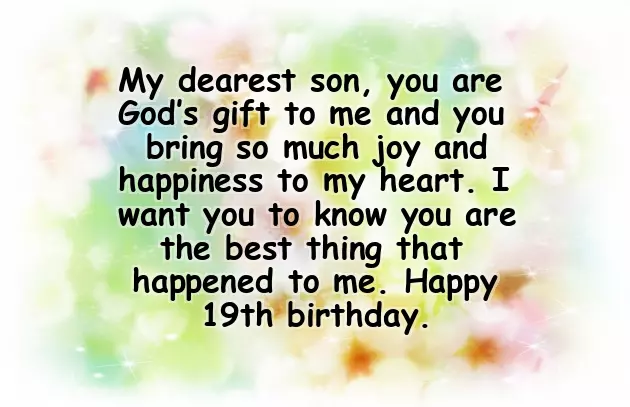 Happy Birthday To My 19 Year Old Son Happy Birthday To My 19 Year Old Son