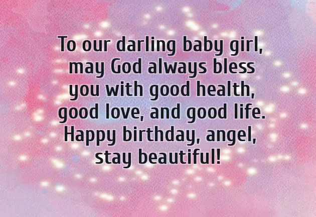 Happy 1St Birthday Little Girl