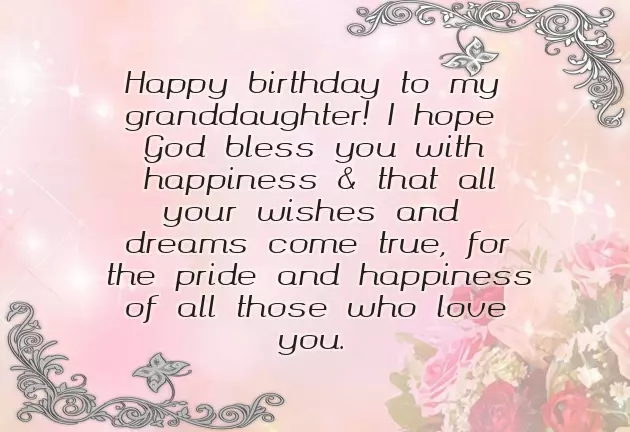 7Th Birthday Wishes For Granddaughter