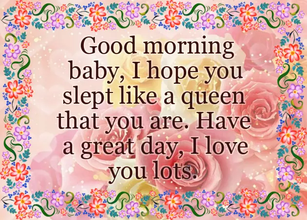 Good Morning Message Love Message