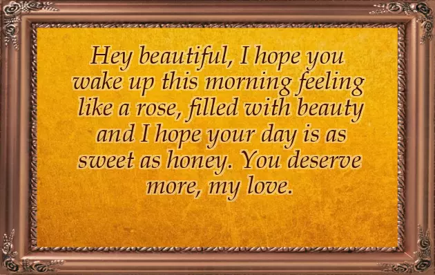 Good Morning Msg For Love