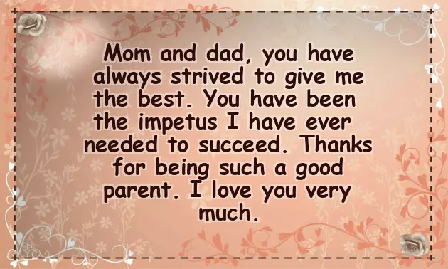 Greetings For Parents