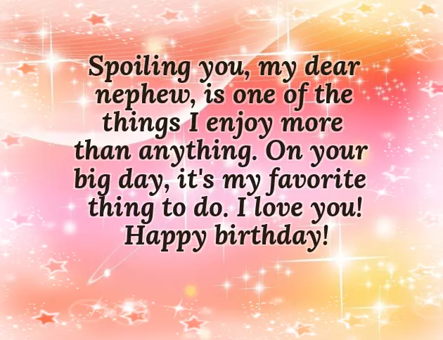 Wish Happy Birthday To My Nephew