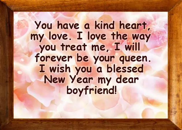 Happy New Year Greetings To Boyfriend