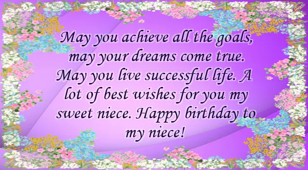 Unique Birthday Wishes For Niece
