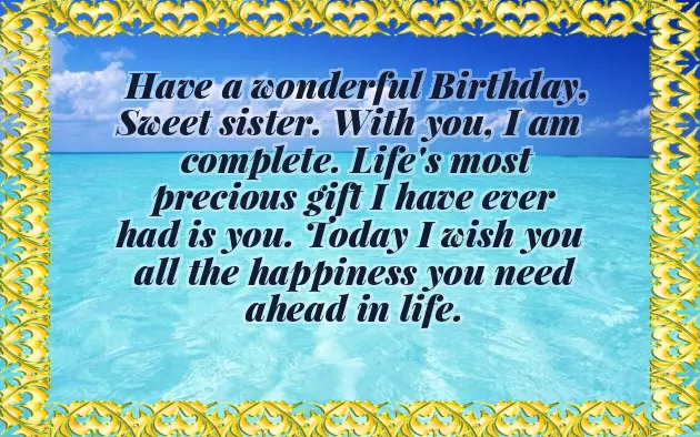 Birthday Wishes From Sister To Brother Birthday Wishes From Sister To Brother