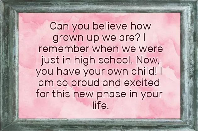 Congratulations To New Mom To Be