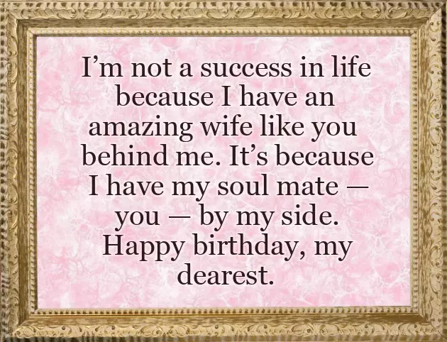 Birthday Greetings From Husband To Wife