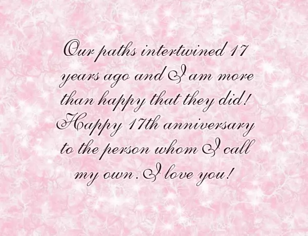 Happy 17Th Anniversary Happy 17Th Anniversary