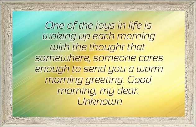 Morning Greetings To My Girlfriend