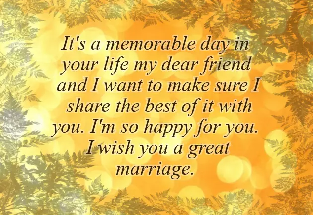 Marriage Wishes In Advance For Friend Marriage Wishes In Advance For Friend