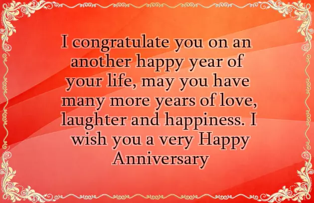 Happy Anniversary Wishes Short