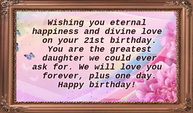 Birthday Greetings For Daughter From Mother