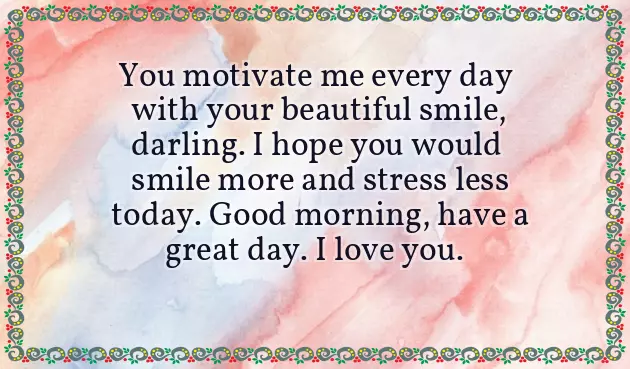 Good Morning Message To Your Wife