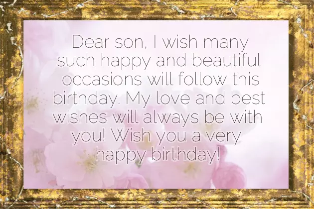Blessing For Son Birthday Blessing For Son Birthday