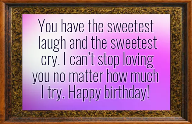 Happy Birthday To Your Baby Girl