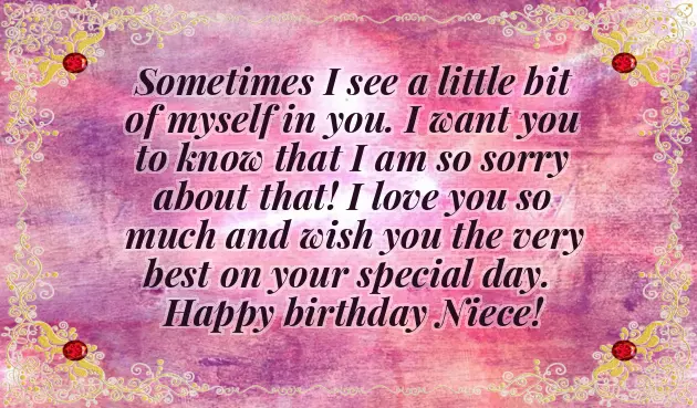 Birthday Wishes To My Niece