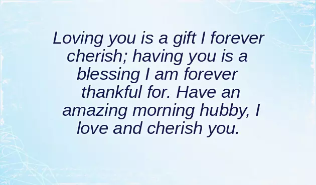 Good Morning Message To My Fiance
