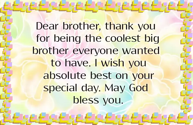 Best Brother Birthday Wishes Quotes