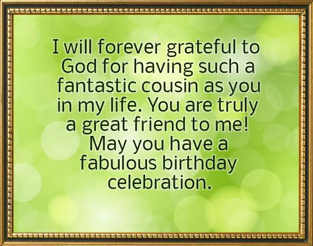 Happy Birthday Cousin Female Quotes