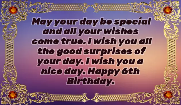 Birthday Wishes For Baby Boy 6Th Birthday Birthday Wishes For Baby Boy 6Th Birthday