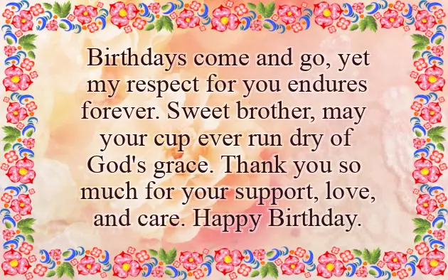 Birthday Quotes For My Brother Birthday Quotes For My Brother