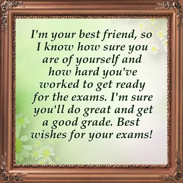 Best Exam Wishes For Girlfriend