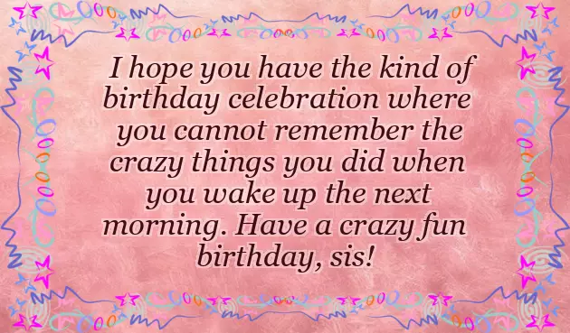 Some Lines For Sister On Her Birthday