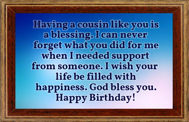 Birthday Wishes To Your Cousin Sister