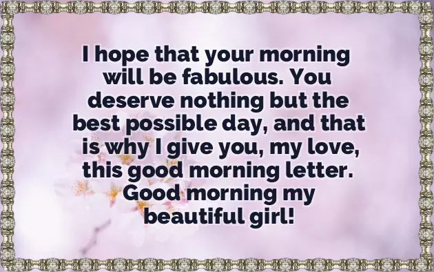 Emotional Good Morning Message For Girlfriend Emotional Good Morning Message For Girlfriend