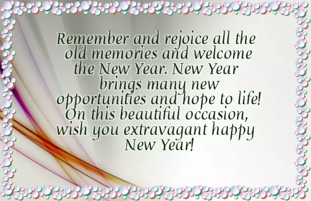 New Financial Year Wishes Sms