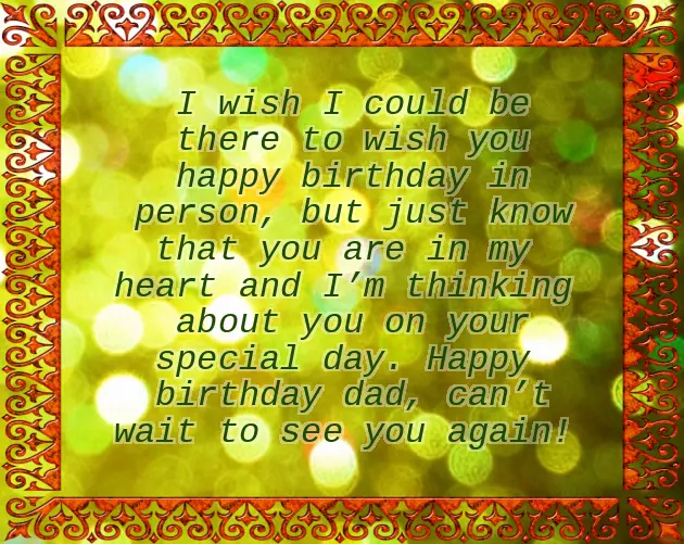 Wishing Your Dad A Happy Birthday