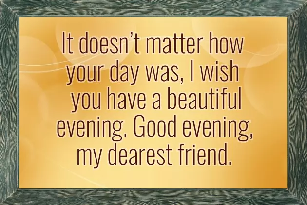 Evening Wish Evening Wish