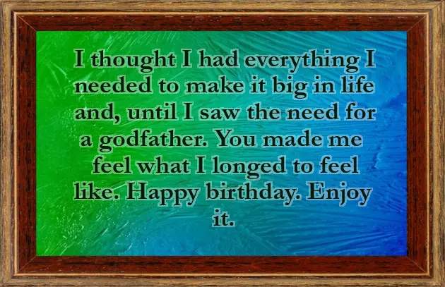 Happy Birthday Godfather Happy Birthday Godfather
