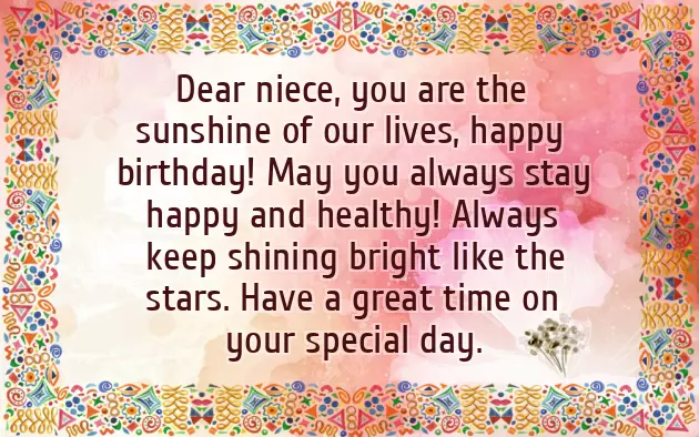 Wishing A Happy Birthday To My Niece Wishing A Happy Birthday To My Niece