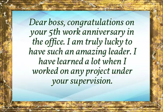 Congratulations Message To My Boss