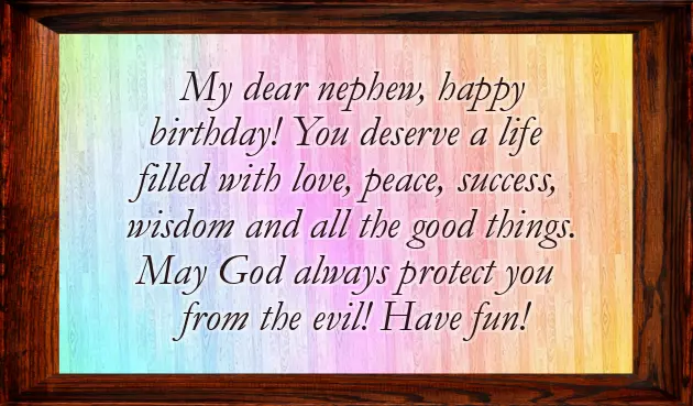 Birthday Prayer To Nephew