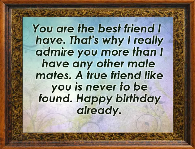 Birthday Wishes For Friend Male