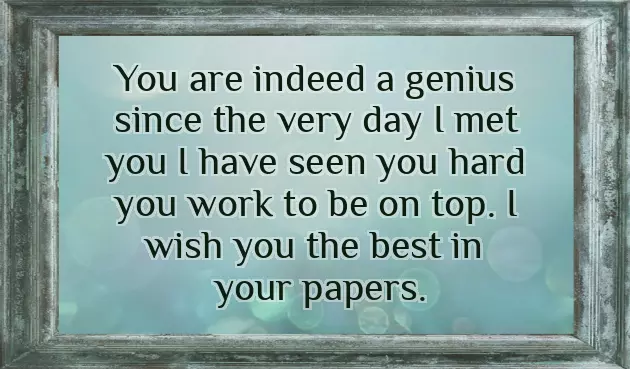 Exam Wishes For Lover