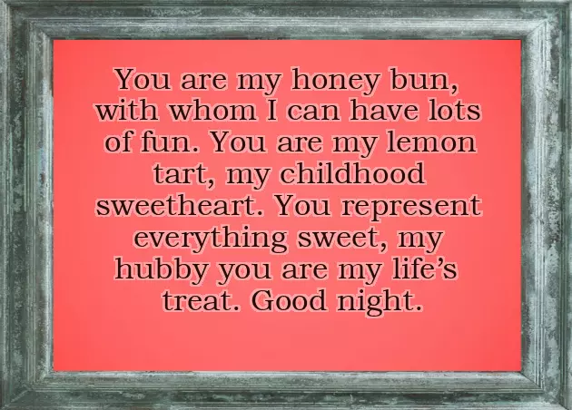 Good Night Wishes To Hubby