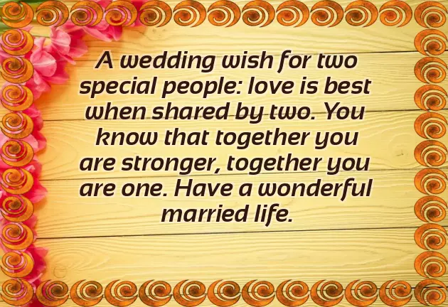 Happy Married Life Greetings