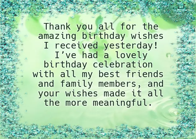 Best Quotes For Thanks For Birthday Wishes