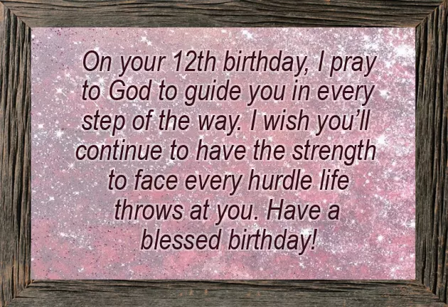 Birthday Wishes For 12 Year Old Son