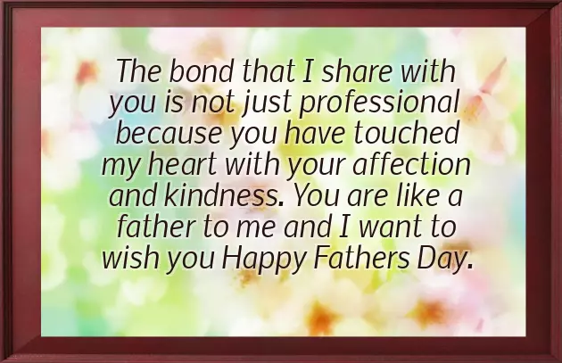 Fathers Day Message To My Boss