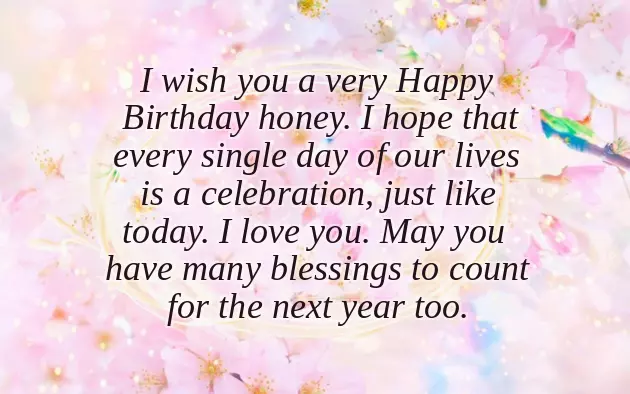 Long Distance Birthday Wishes For Wife