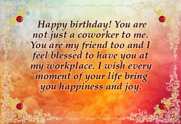 Birthday Wishes For A Coworker Female
