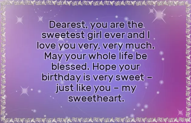 Wish To Birthday Girl