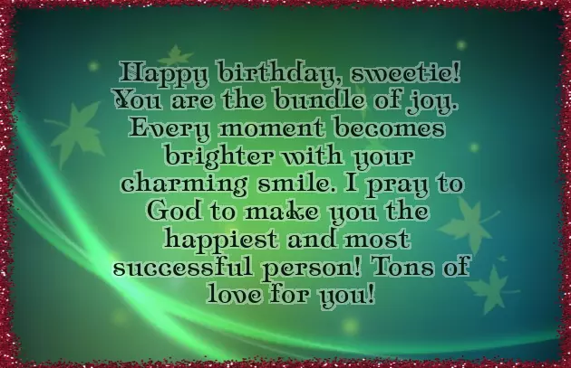 Birthday Wishes For A Little Baby Girl